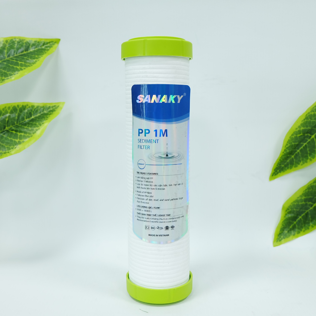 Bộ lõi lọc nước sanaky số 1-2-3, lõi lọc thô, lõi lọc chặn, chính hãng