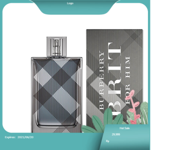 Nước hoa nam Burberry Brit for him EDT 100ml