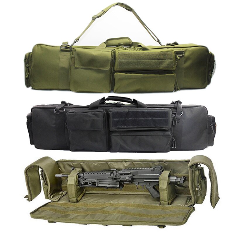 100Cmmilitary Bag Backpack Double Rifle Bag Case For SAW M249 M4A1 M16
