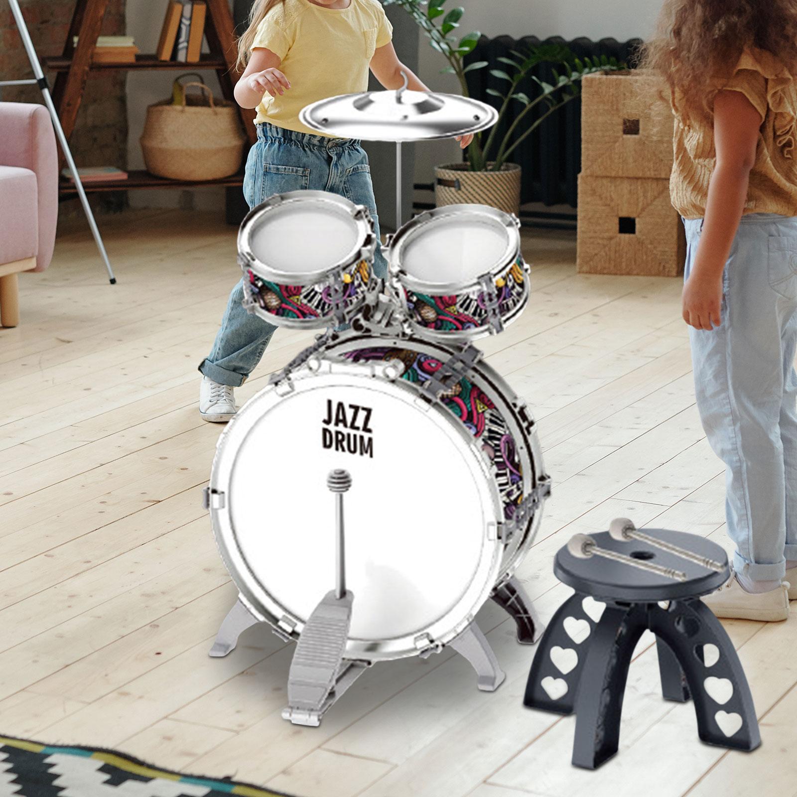 Baoblaze Kids Jazz Drum Set Percussion Toys Sensory Toy for Preschool