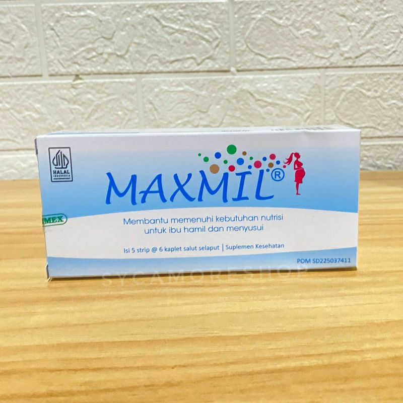 Maxmil Multivitamin Ibu Hamil dan Menyusui Box isi 30 Kaplet