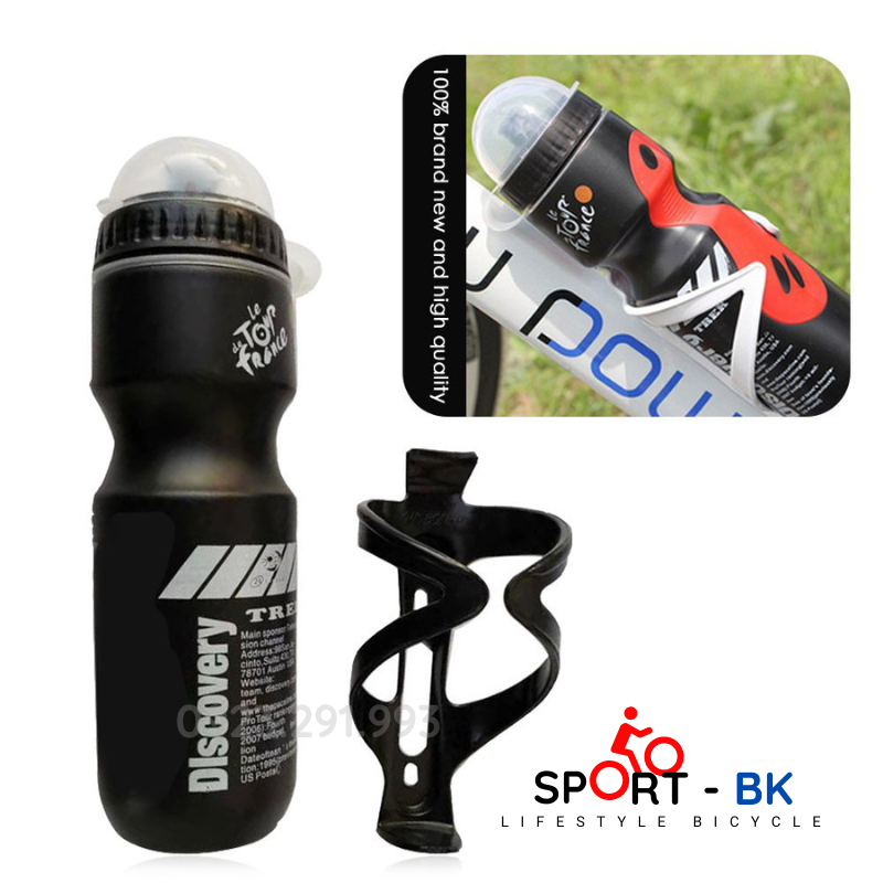 750ml bicycle water bottle set + practical bike cycling water bottle holder-ank24 - 6