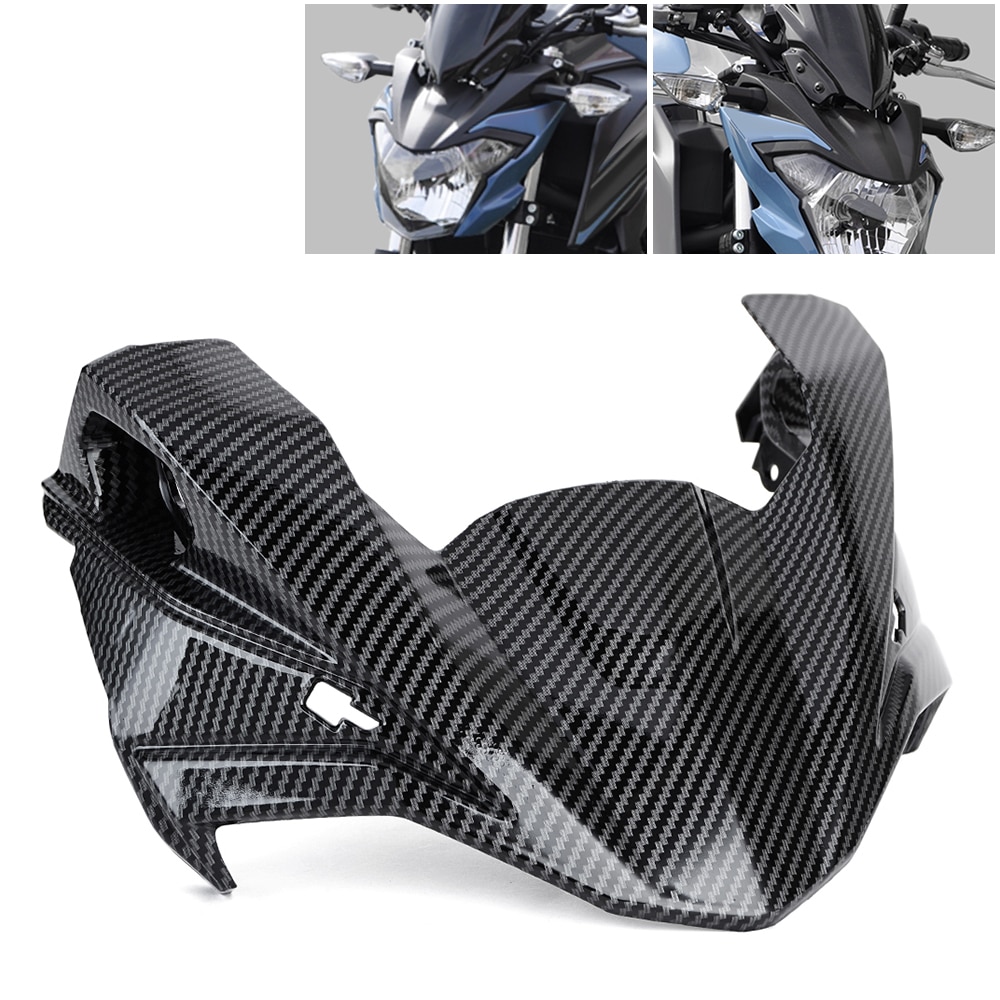 Motorcycle Z650 Front Winglet Upper Headlight Cover Nose Fairing For Kawasaki Z650 2017 2018 2019 Accessories