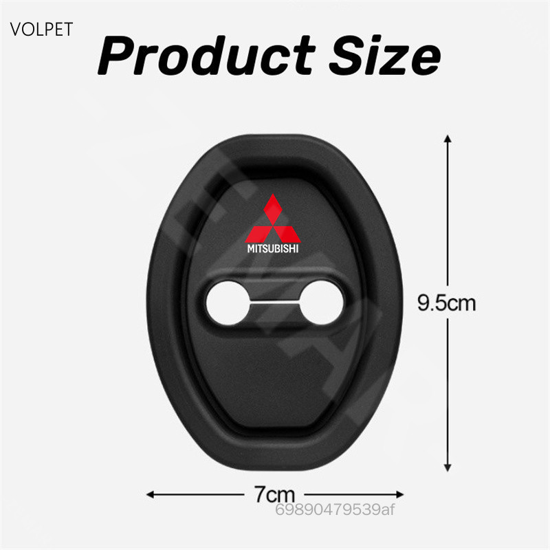 4 ชิ้นซิลิโคนรถฝาครอบล็อคประตู - Shock Protection สำหรับ Mitsubishi Xpander Cross Mirage G4 Lancer Outlander ราคา 98 บาท*ส่งฟรี