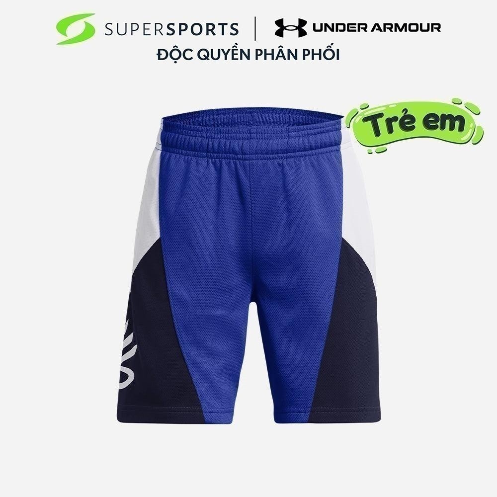 UNDER ARMOUR Quần ngắn thể thao bé trai Curry Splash 1380334-401