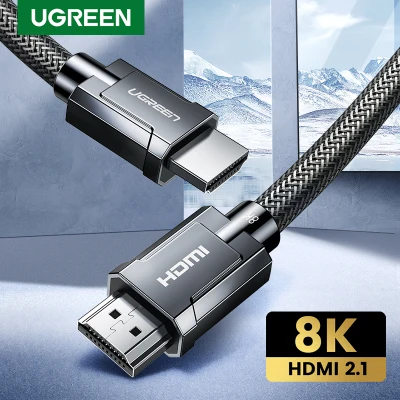 UGREEN HDMI 2.1 Cable 8K/60Hz 4K/120Hz 48Gbps HDCP2.2 HDMI Cable Cord for PS4 PS5 Splitter Switch Audio Video Cable 8K HDMI 2.1