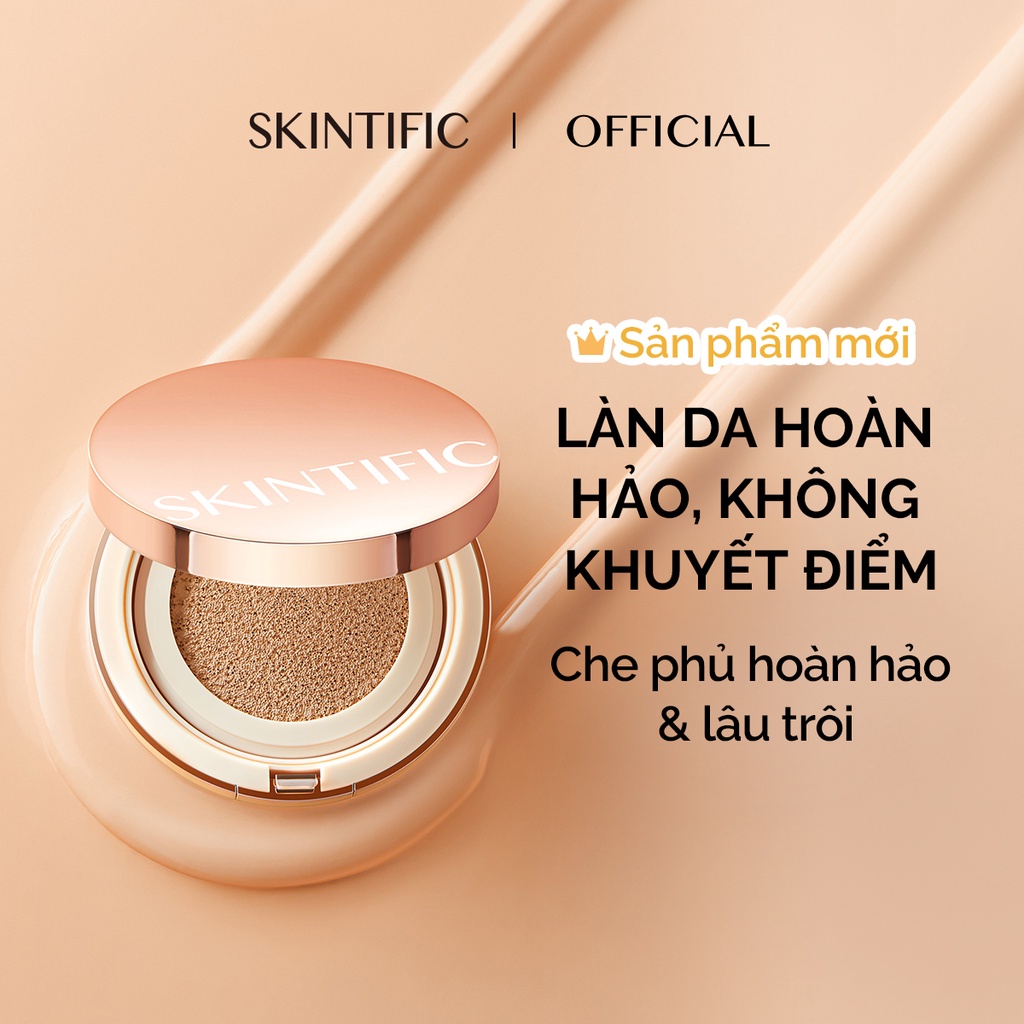 [Sản phẩm mới] SKINTIFIC Phấn nước che phủ hoàn hảo không tì vết, lâu trôi lên tới 24h SPF35 PA++++
