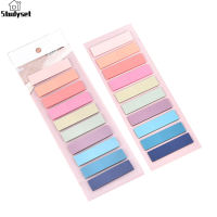 Studyset 200Pcs Index Tabs Colored Page Tabs PET Transparent Writable And Repositionable Flag Tabs Page Markers For Reading Book Marking Document