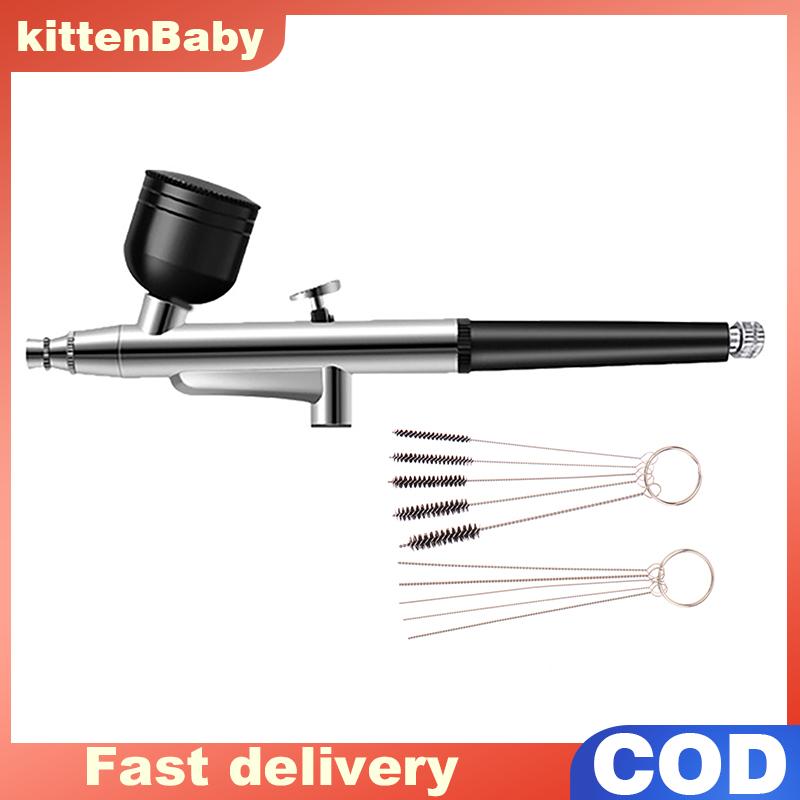 👉Hot Sale kittenBaby Xách tay hành động duy nhất Airbrush 0.3mm vòi phun phun Airbrush bút cho mô hình bánh móng tay xe sơn vẻ đẹp phun