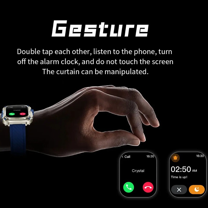 【HET REA】 Ny Z85 MAX Smart Watch 3 i 1 Herr Kvinnor Puls Blodtrycksövervakning Bluetooth-kompatibel Smartwatch Kompatibel för Android IOS Me_voghion.com