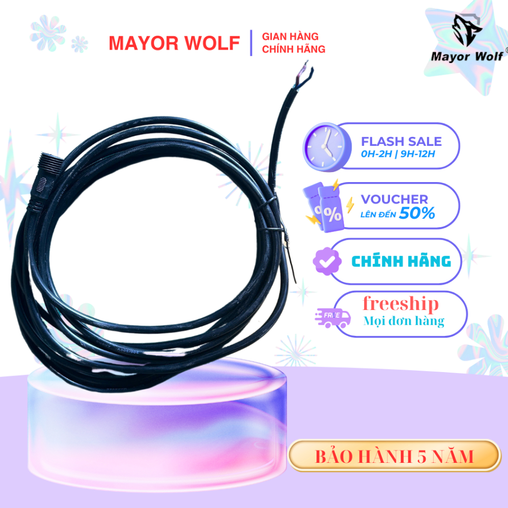 Đèn pha năng lượng mặt trời Mayor Wolf 2000W 3000W 5000W IP67 pin bên trong bảo hành chính hãng miễn phí vận chuyển