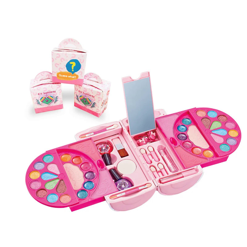 Kids pretend play handbag children s beauty makeup set kit toy for girls