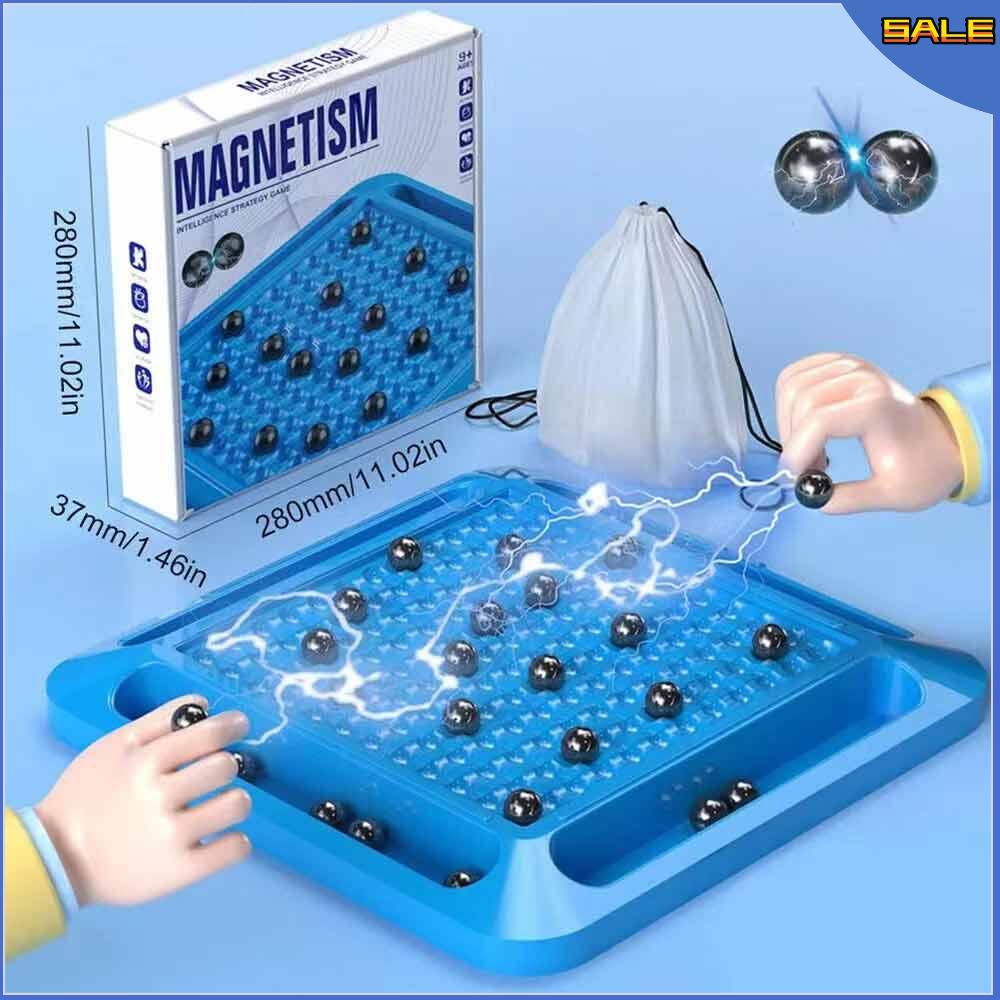 New Ball Magnetic Chess Ferromagnetic Magnetic Battle Chess Game Plastic Interactive Magnet Board Game HOT