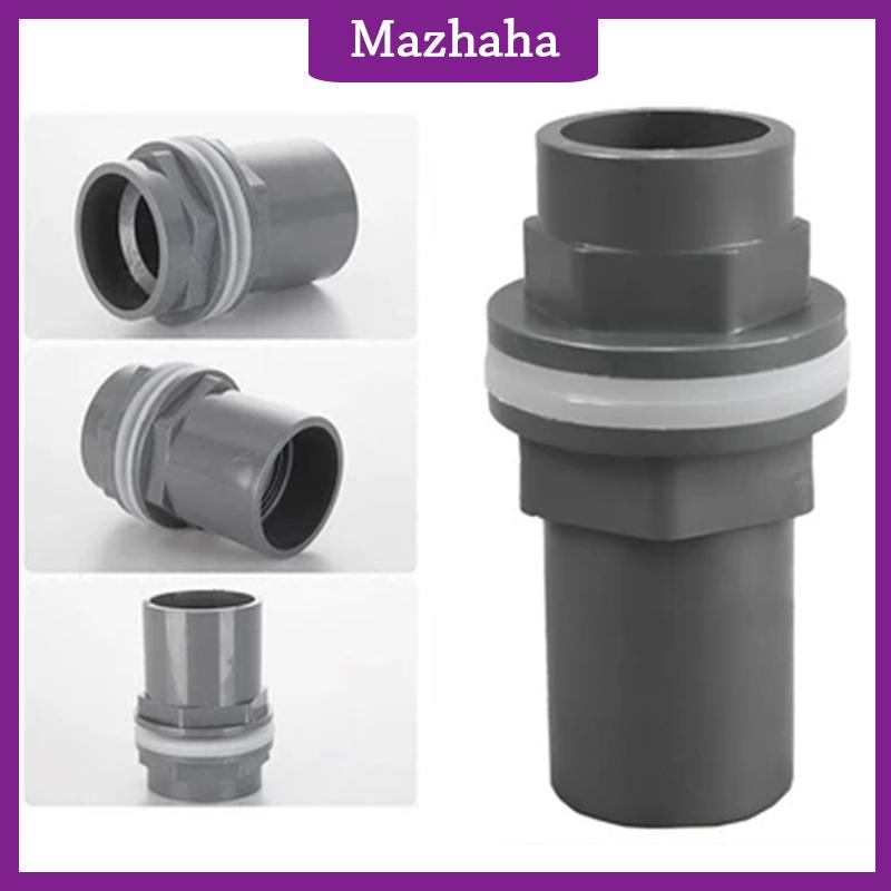 Mazhaha 2 chiếc đầu nối PVC ống thoát nước bể cá dày 20 25 32 mm ống thoát nước trong vườn đầu nối đầu vào bể cá cho bể cá