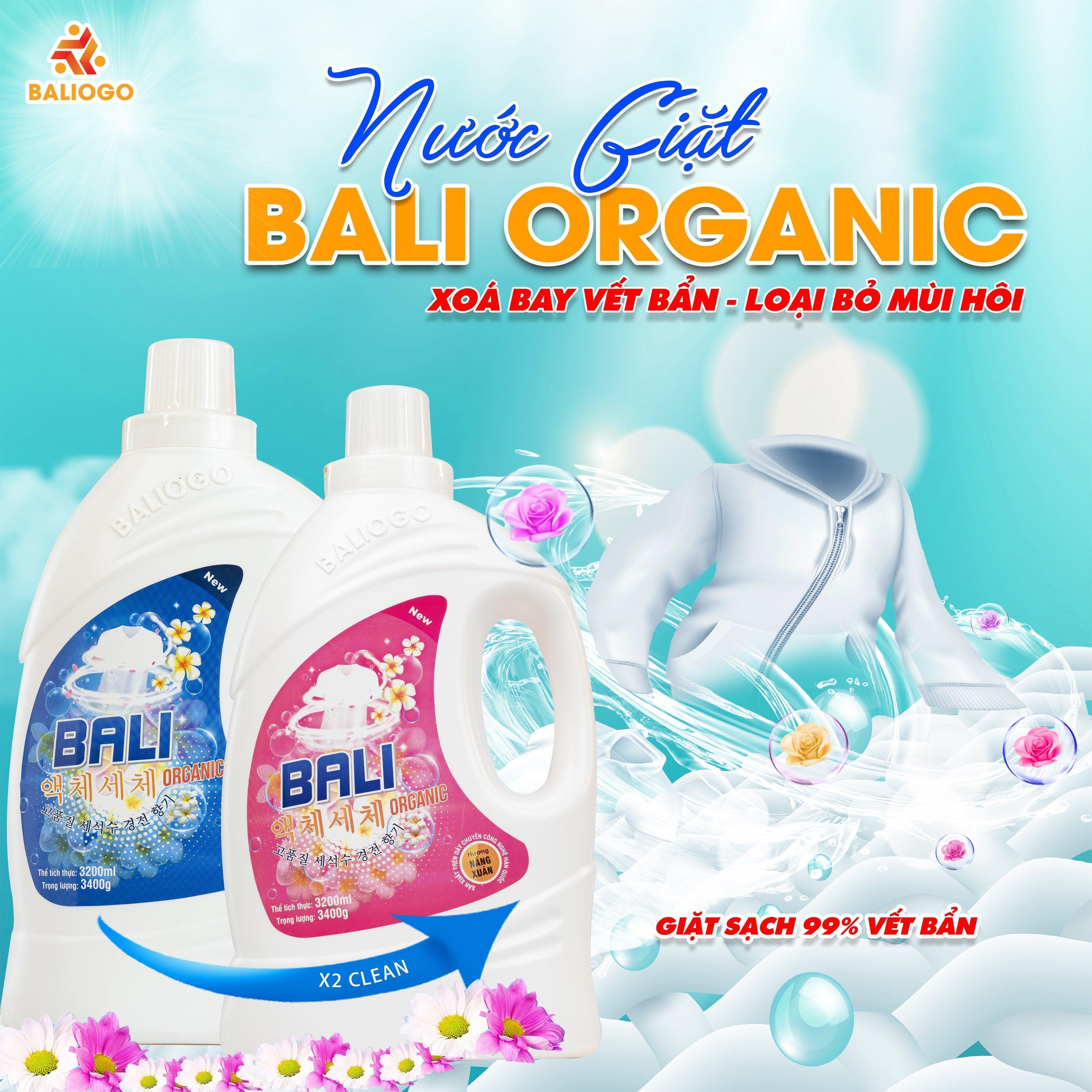 Bali Gold Organic Laundry Detergent 3.2 Liter (Combo of 2 Cans) Mild, Concentrated Fragrance, Long-Lasting Scent - 8