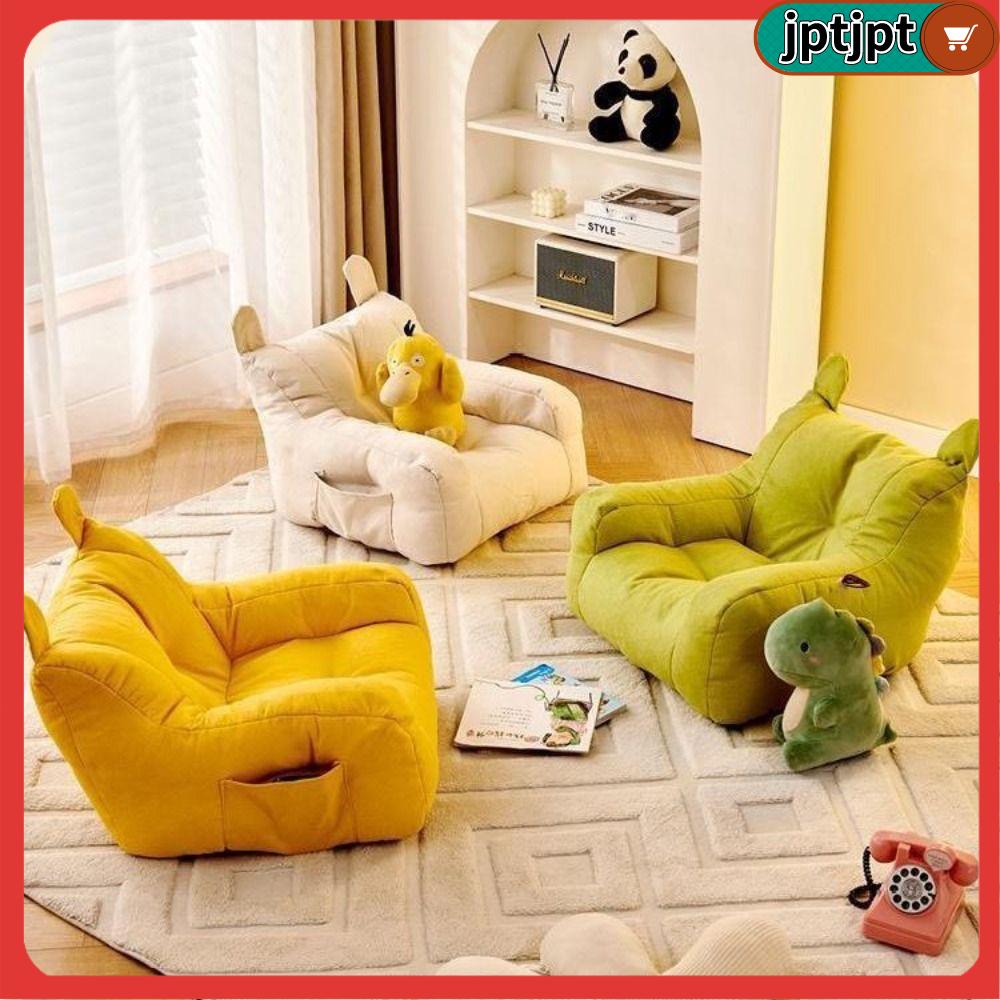 JPTJPT Thoải mái Ghế Sofa Nhỏ Tiện dụng với túi lưu trữ Ghế Sofa Gấu Trẻ Em Dễ thương cho trẻ em Mềm mại Ghế sofa cotton có thể giặt được Dành cho bé trai và bé gái