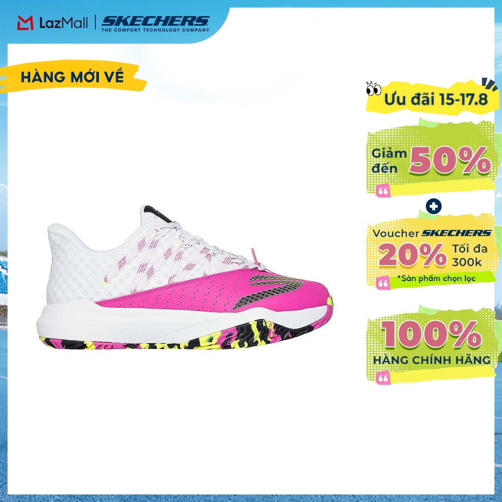 [Chỉ 15-17.8 Voucher Skechers 20% + Voucher Lazada 18%] Giày Thể Thao Nữ Skechers GO Pickleball Viper Court Rally - 172110-HPBK