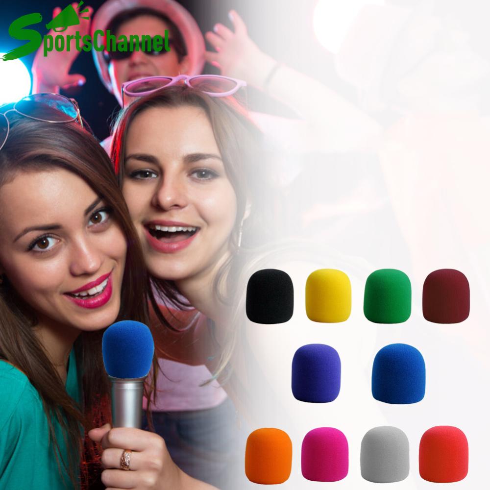 10 cái Microphone bọt trường quay chuyên nghiệp kính chắn gió mic miếng bọt biển Bìa cap