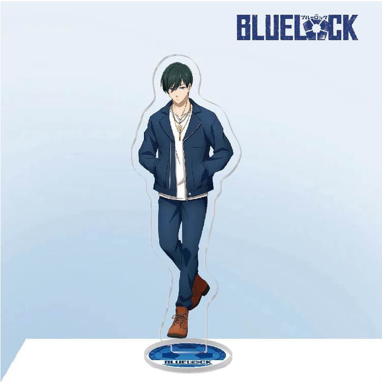 Mô hình Standee Blue Lock Black White Manga Style Bachira Meguru Nagi Seishiro Anime decor góc học t