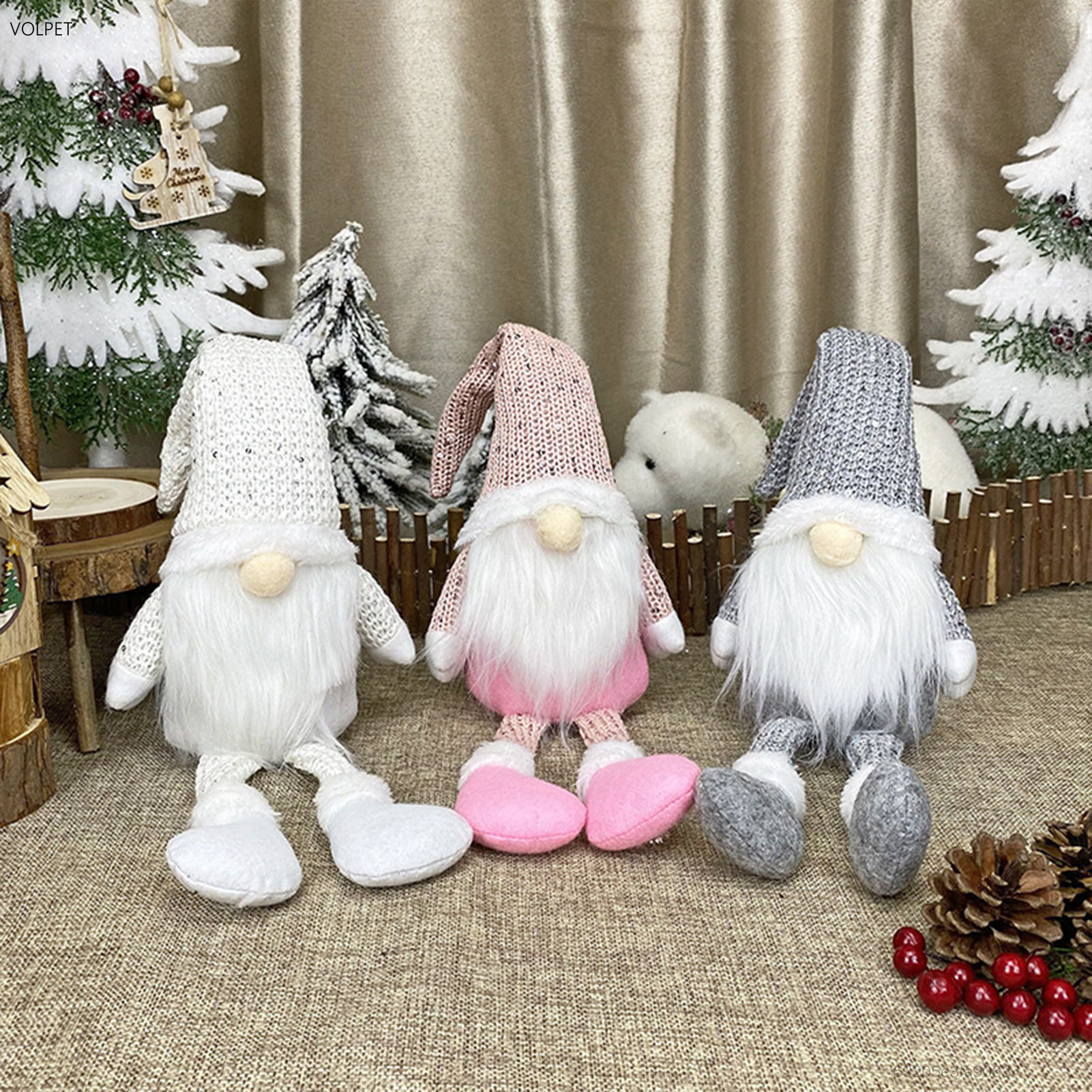 Rudolph Christmas Gifts ตุ๊กตาตกแต่งพกพาสะดวกสำหรับตกแต่งภายในและภายนอก LA3PF-CHI-TH ราคา 138 บาท*ส่งฟรี