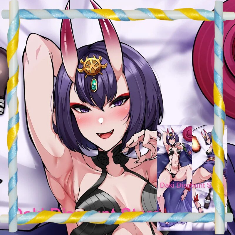 Dakimakura Shuten Douji Anime Gối trường hợp in hai mặt