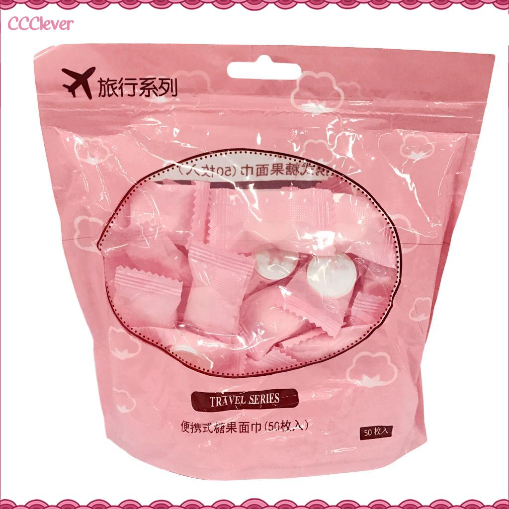 Ccclever du lịch Rayon Cắm Trại Nén khăn bông dùng một lần