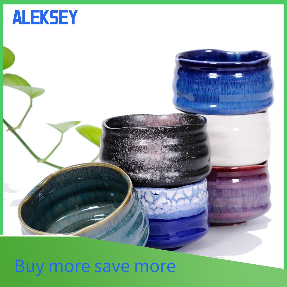 FASHION ALEKSEY Gốm Bát Matcha Cấp thực phẩm Tái sử dụng Cốc nước trái cây Truyền thống Bát trà xanh