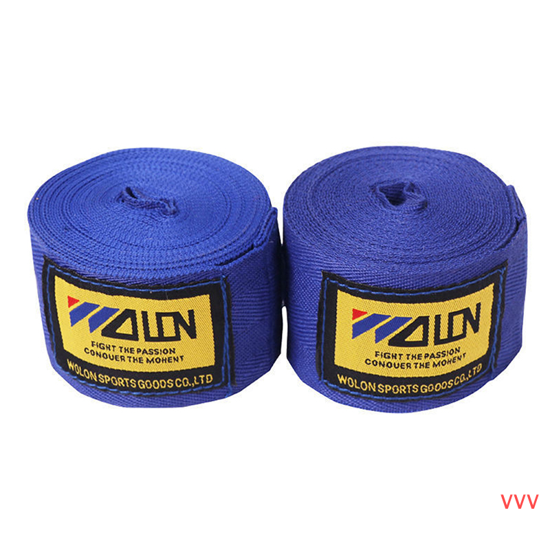 Vvv 1 cặp bông Đá quyền anh kết thúc tốt đẹp băng người đàn ông SANDA Taekwondo Muay Thái guantes de boxeo MMA Băng quấn cổ tay thiết bị