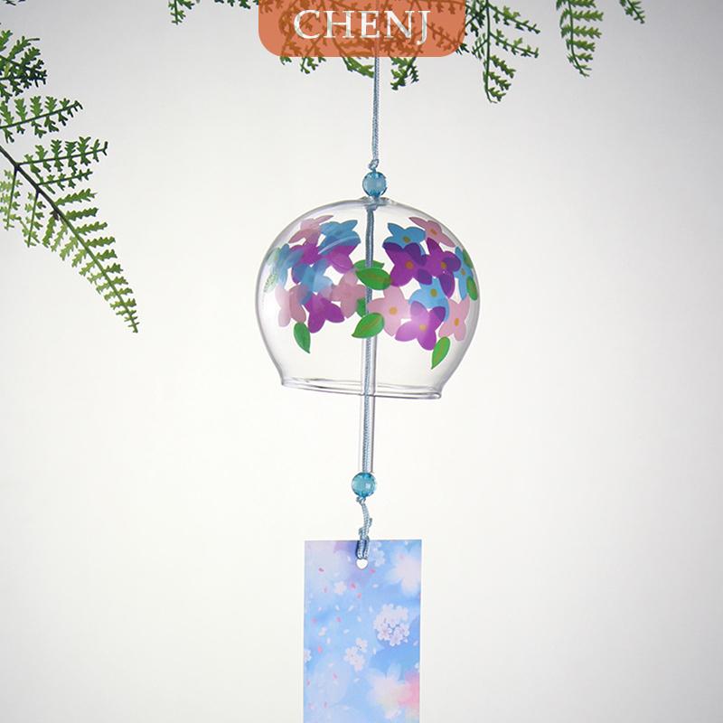 [COD] CHENJ กระดิ่งลมแก้วสไตล์ญี่ปุ่นตกแต่งจุดชมวิวระเบียงระเบียงกลางแจ้งลานตั้งแคมป์กันลมตกแต่งห้อง ราคา 49 บาท*ส่งฟรี