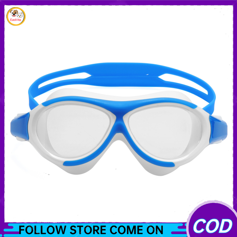Toddler Nam Nữ Kính bơi khung lớn chống sương mù chống UV không bị rò rỉ kính bơi trẻ em Eyewear