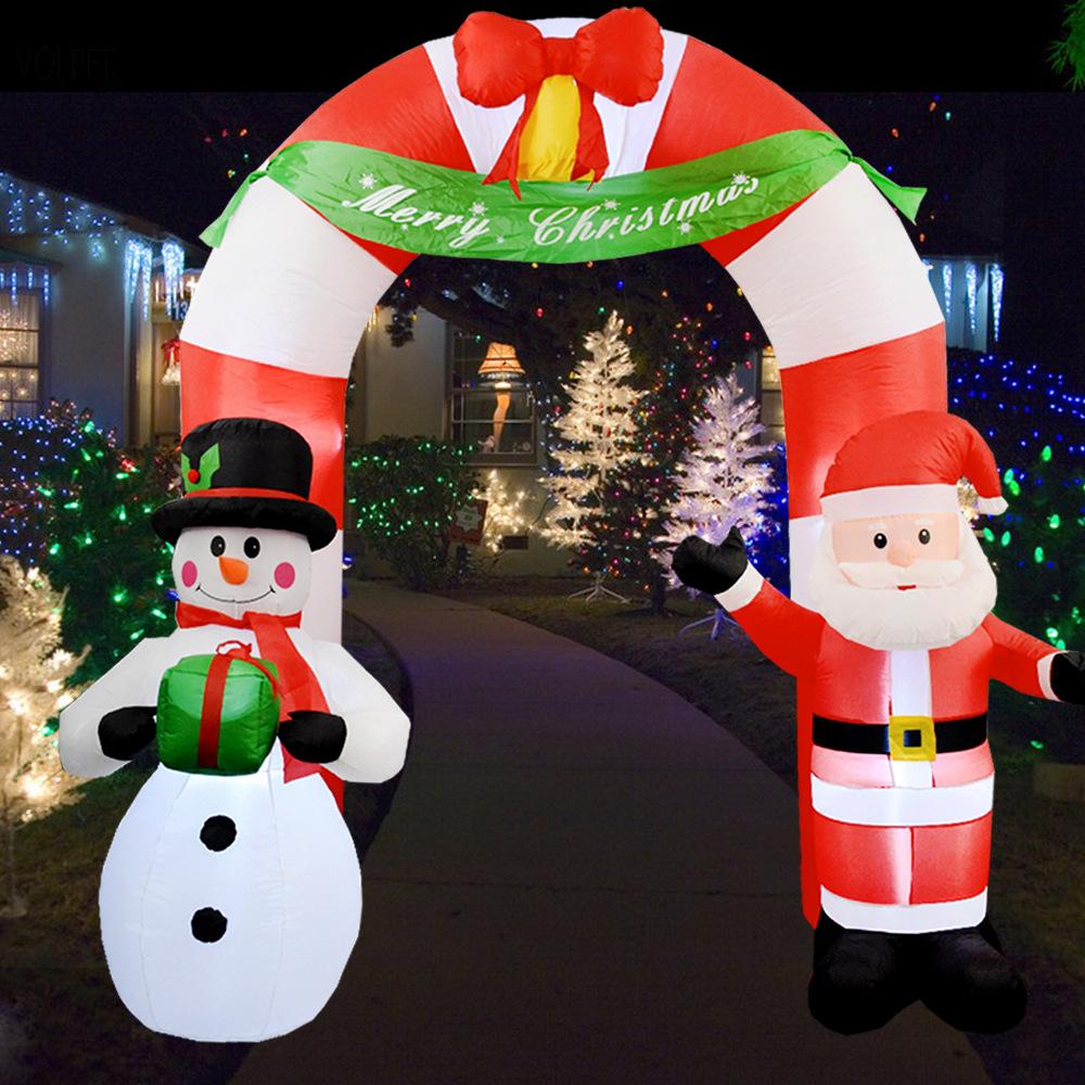 ของขวัญซานตาคลอสตุ๊กตาหิมะเป่าลมขนาดใหญ่ 2.4 ม. พร้อมไฟ LED ราคา 2,590 บาท*ส่งฟรี