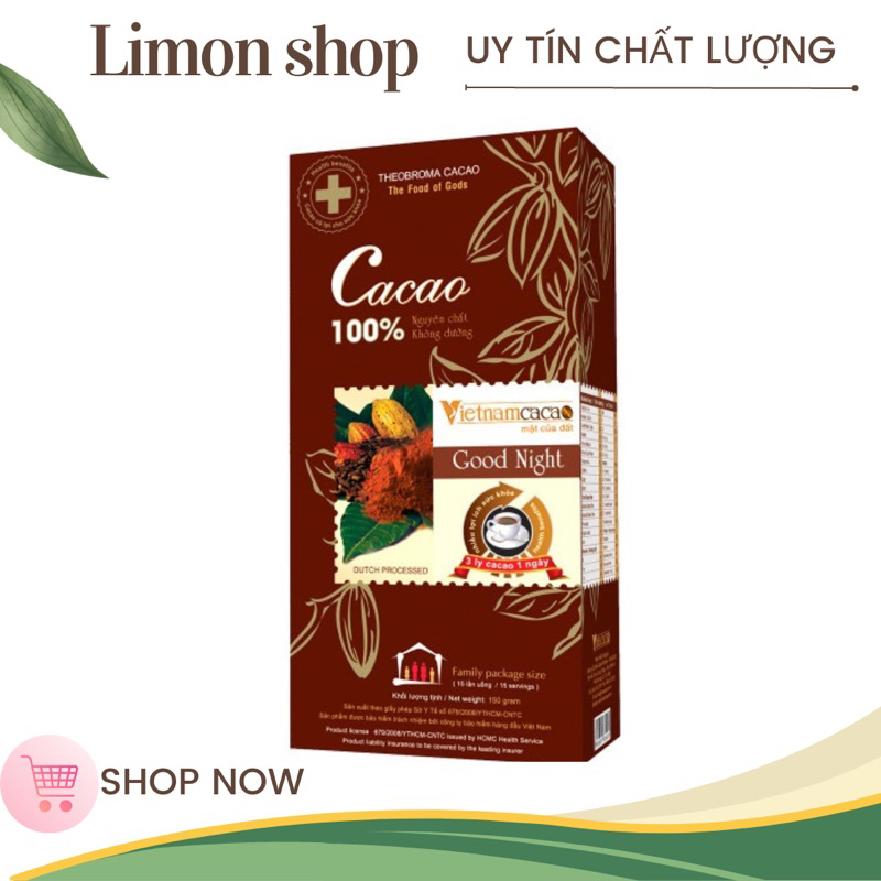 Bột Cacao hòa tan goodnight hộp 150g