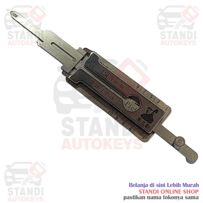 LISHI 2 IN 1 ISU5 LOCKSMITH TOOLS AHLI KUNCI MOBIL ISUZU TOYOTA CALYA AGYA DAIHATSU SIGRA AYLA - Ollie Shop6 Harga  594,000 Ringgit*Penghantaran Percuma