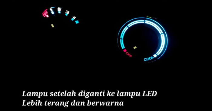 LAMPU PANEL AC TERIOS / LAMPU PANEL AC DAIHATSU TERIOS TOYOTA RUSH Harga 26,500 rupiah*Gratis Ongkir
