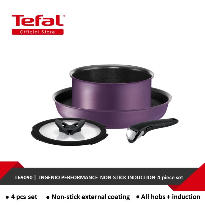 Tefal Ingenio Performance Non-stick induction 4-piece set L69090 Singapore