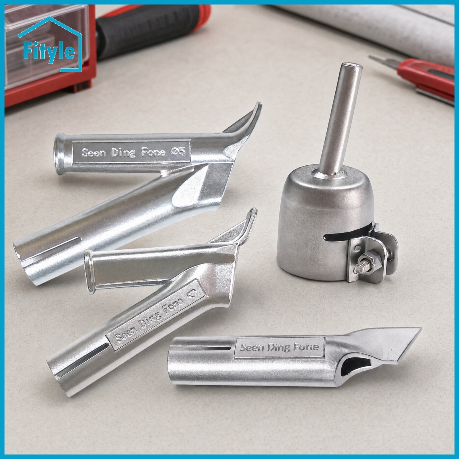 Fityle Straight Plastic Fusing Nozzle Metal Hot Nozzle Cylindrical Nozzles Silver-Colored for Welders, DIYers, Workshop ราคา 2,054 บาท*ส่งฟรี