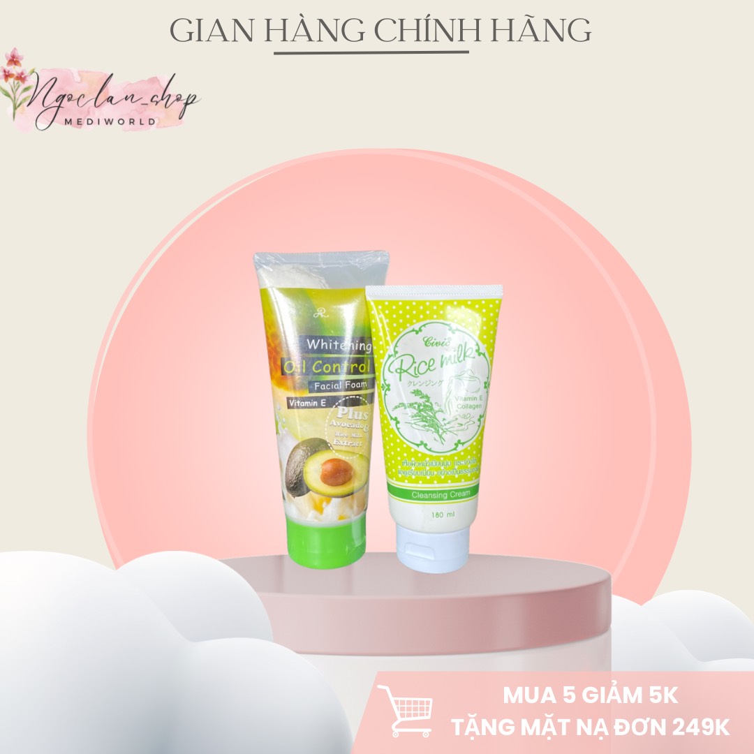 Sữa rửa mặt bơ 210ml - Chính Hãng Thái Lan, - LYO