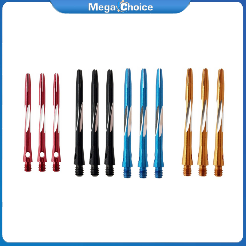 MegaChoice【Fast Delivery】12PCS Dart Shafts Thread Dart Shafts Aluminium Alloy Dart Stems Dart Shafts Professional Delicate Accessory For Indoor Outdoor Practice Training Accessories ราคา 147 บาท*ส่งฟรี