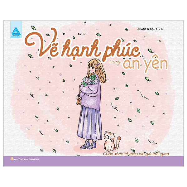 Fahasa - Vẽ Hạnh Phúc Trong An Yên - Cuốn Sách Tô Màu Lưu Trữ Thời Gian