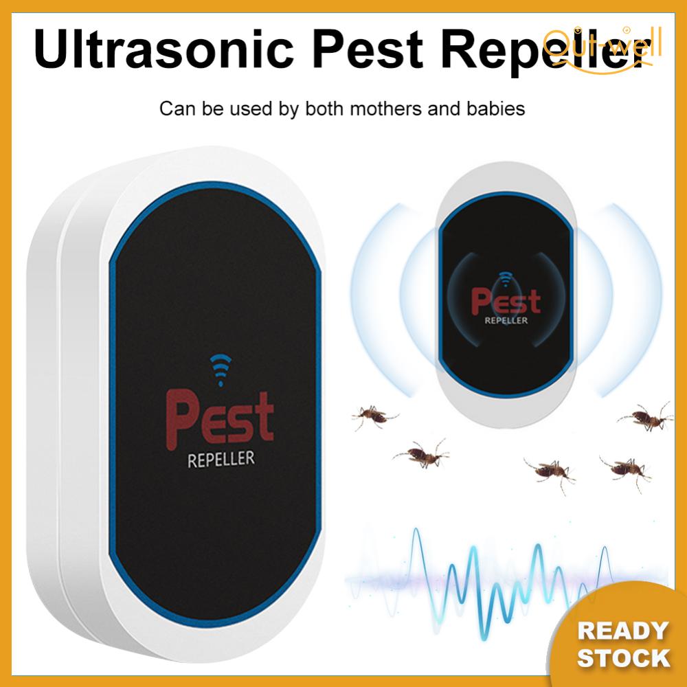 Electric Insect Killer Ultrasonic Pest Repeller No Noise for Garden Outdoor Cockroach and Spider Pest Management ราคา 97 บาท*ส่งฟรี