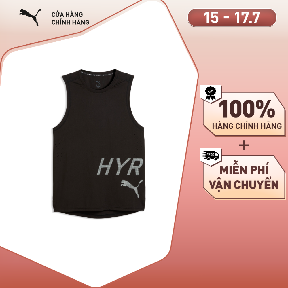 Áo Thun Thể Thao Tập Luyện PUMA Nam M HYROX PWRMODE TRAIN TANK Black Màu Đen