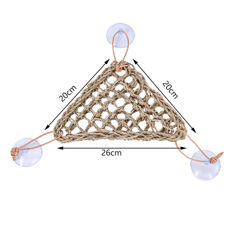 UNIKI Rong biển bò sát thằn lằn võng hamster bò sát cỏ Mat giường vật nuôi võng đu vật nuôi bò sát Đồ chơi treo giường Mat vật nuôi cung cấp - 4