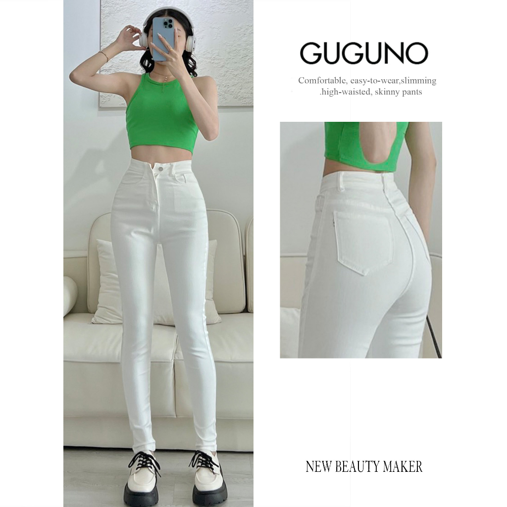 Quần jeans nữ ôm body Guguno