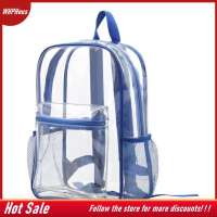 【COD】🔥🔥🔥 Clear Transparent PVC Backpack Sports Outdoor Fitness Knapsack Large Capacity Waterproof Travel Daypack For Adults Students