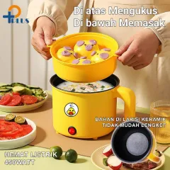 ⭐FJH⭐ Panci Listrik Serbaguna Hemat Listrik 450 Wat Anti Lengket /  Elektrik Cooker Multifungsi Panci Kukus Elektrik /Mug listrik 450W Bisa Pakai Di Kos / Teko listrik /electric heating cup / Panci Elektrik Lapisan  Anti Lengket