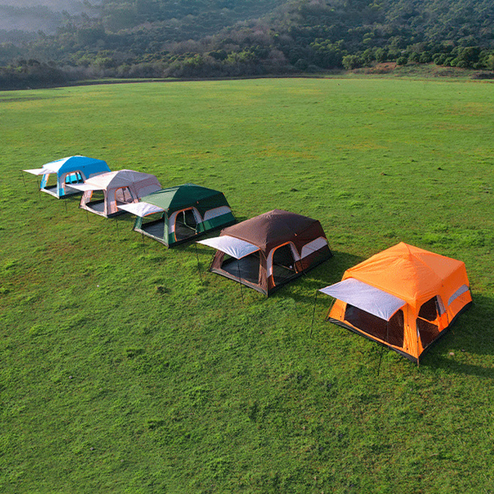 LIXADA Tent With Rooms Luxury Family Tent Rooms 4-12 People 4-12 People Waterproof People Waterproof Two-bedroom Waterproof Two-bedroom And With Rooms 4-12 Two-bedroom And Room Family Tent With Dieri