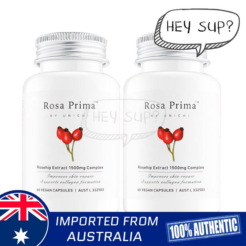 Unichi Rosehip Extract 1500mg Complex 60 Vegan Capsules x 2 [Brand Authorized Reseller] ราคา 1,290 บาท*ส่งฟรี