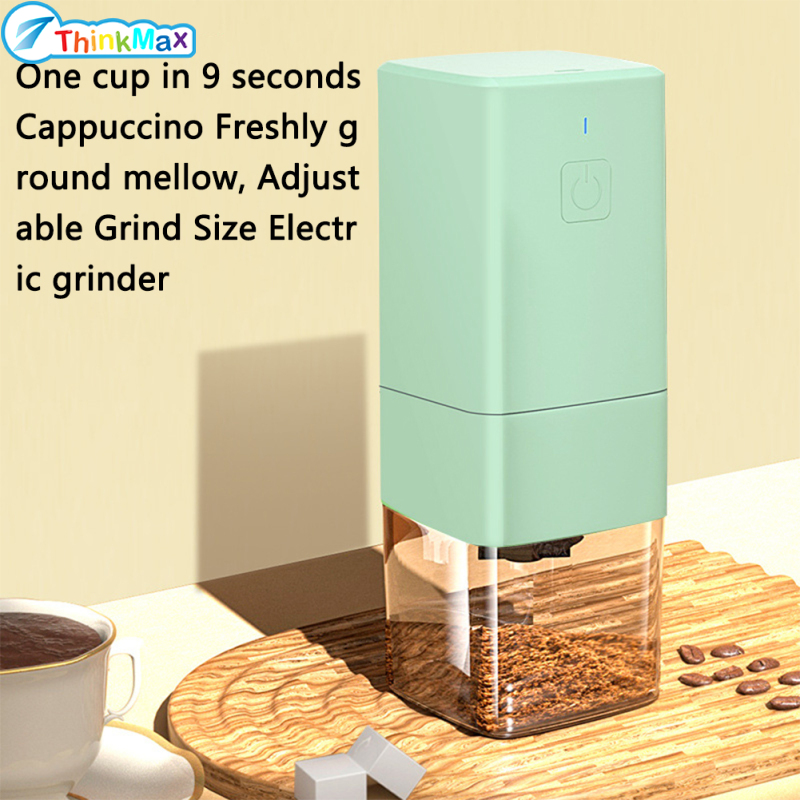 Household Electric Grinder Adjustable Grind Size Usb Rechargeable Coffee Bean Mill Machine ราคา 567 บาท*ส่งฟรี