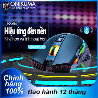 Chuột chơi game Bluetooth có sạc không dây ONIKUMA CW905 Màu đen với hiệu ứng ánh sáng RGB, có thể điều chỉnh DPI 5 tốc độ thumbnail