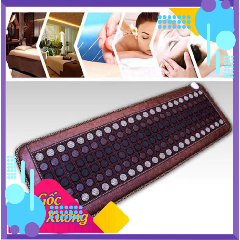  {Đủ Mẫu} Thảm Đá Nóng Hàn Quốc 50 x 150 Sưởi Ấm Massage Trị Liệu Xài Điện Phích EU Màn hình Led Món Quà Sức Khoẻ 